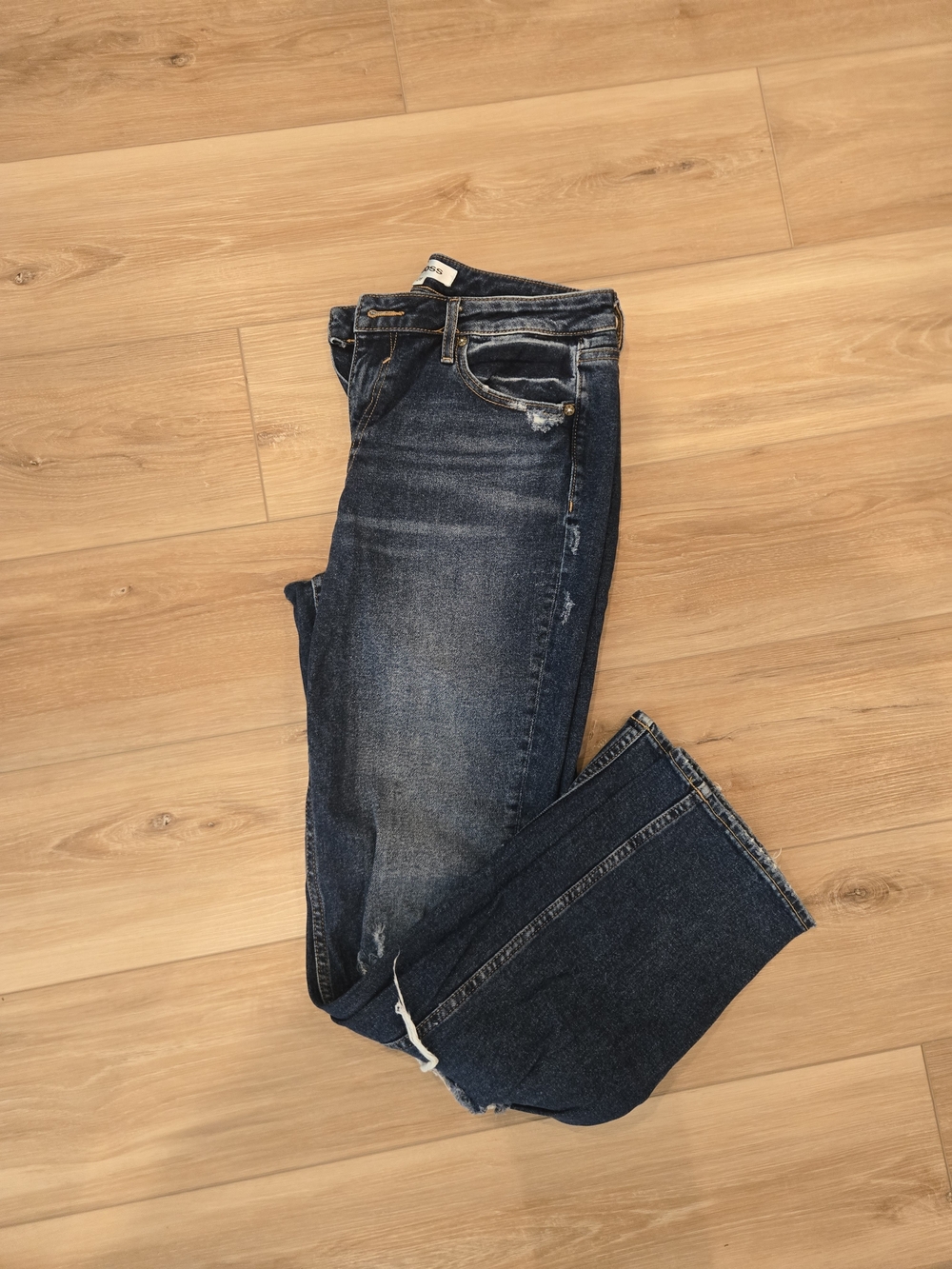 Vigoss Dark Blue Straight Leg Jeans